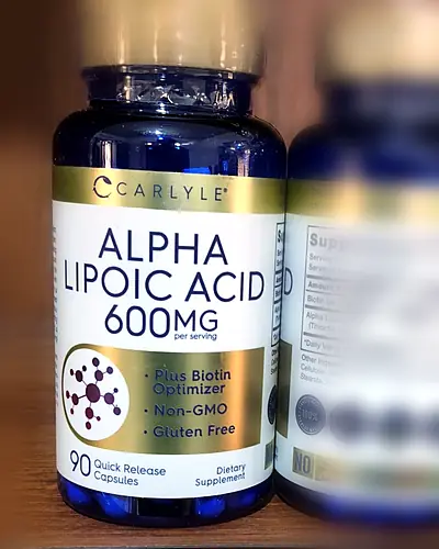 Alpha Lipoic Acid 600 mg plus Biotin by Carlyle
