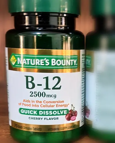 B-12 2,500 mcg Quick Dissolve, Cherry by Nature's Bounty