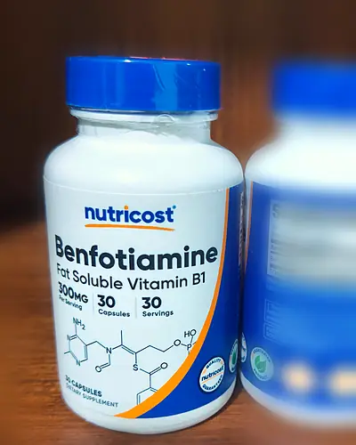 Benfotiamine 300 mg, Fat-Soluble Vitamin B1 by Nutricost