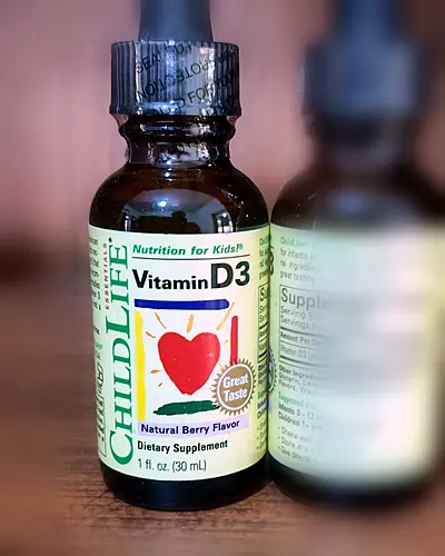 Vitamin D3 Drops, Natural Berry by ChildLife Essentials