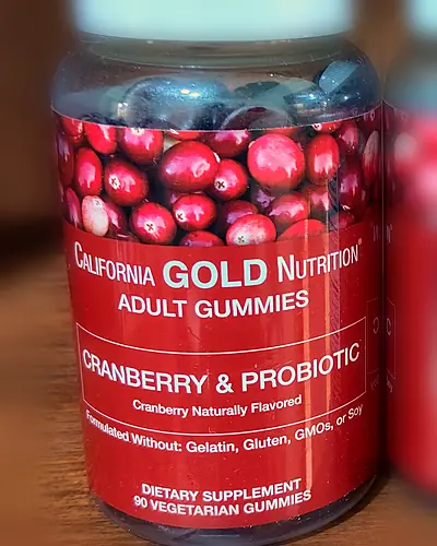 Adult Gummies Cranberry & Probiotic by California Gold Nutrition