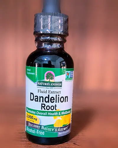 Dandelion Root Fluid Extract, 2,000 mg per serving by Nature's Answer