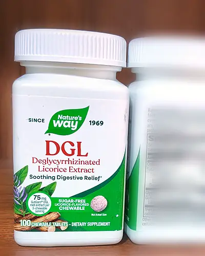 DGL Deglycyrrhizinated Licorice Extract, Chewable by Nature's Way