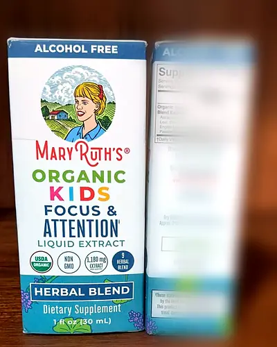 Organic Kids Focus & Attention Liquid Extract by MaryRuth's