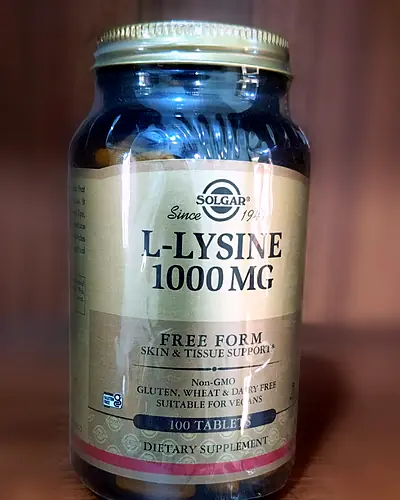 L-Lysine 1,000 mg Free Form by Solgar
