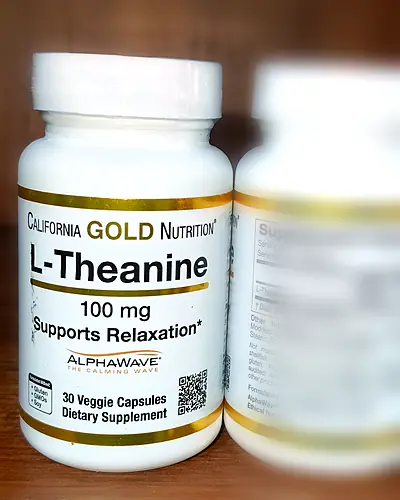 L-Theanine 100 mg with AlphaWave by California Gold Nutrition