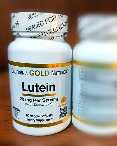 Lutein 20 mg with Zeaxanthin by California Gold Nutrition