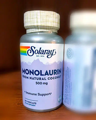 Monolaurin 500 mg from Natural Coconut by Solaray