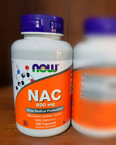 NAC 600 mg with Selenium by NOW Foods