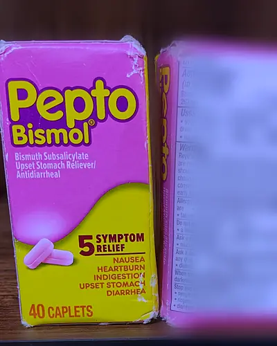 Pepto-Bismol 5 Symptom Relief Caplets by Pepto-Bismol