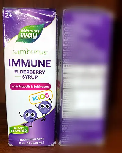 Sambucus Immune Elderberry Syrup for Kids by Nature's Way