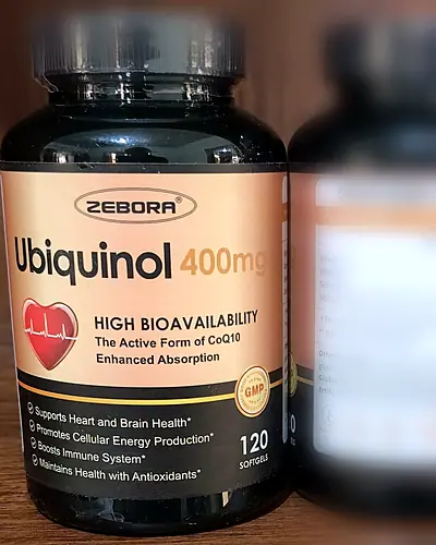 Ubiquinol 400 mg High Bioavailability by Zebora