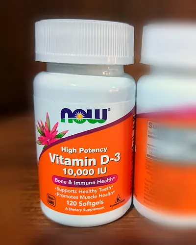 High Potency Vitamin D-3 10,000 IU by NOW Foods